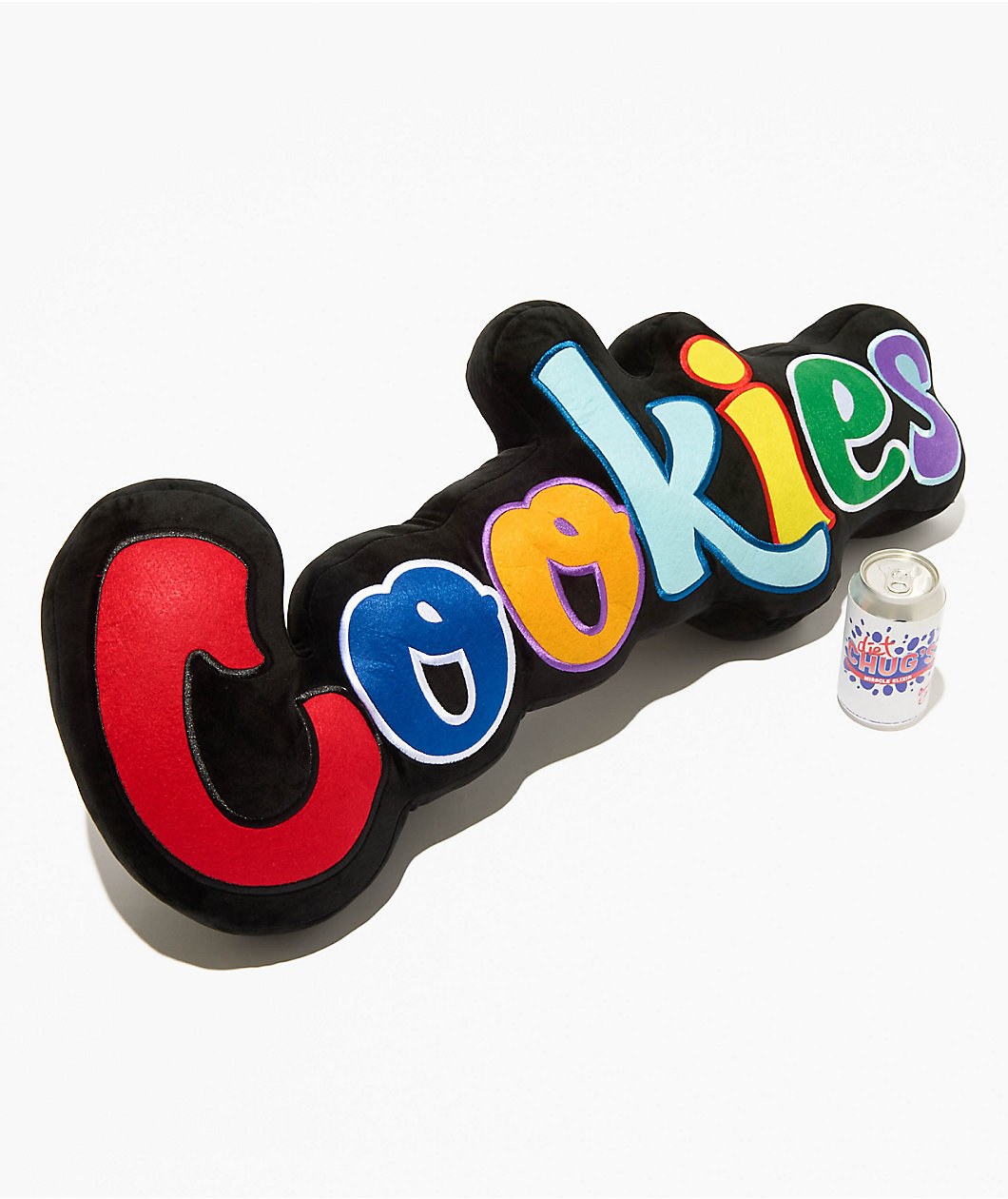Cookies Battalion Velour Black Pillow