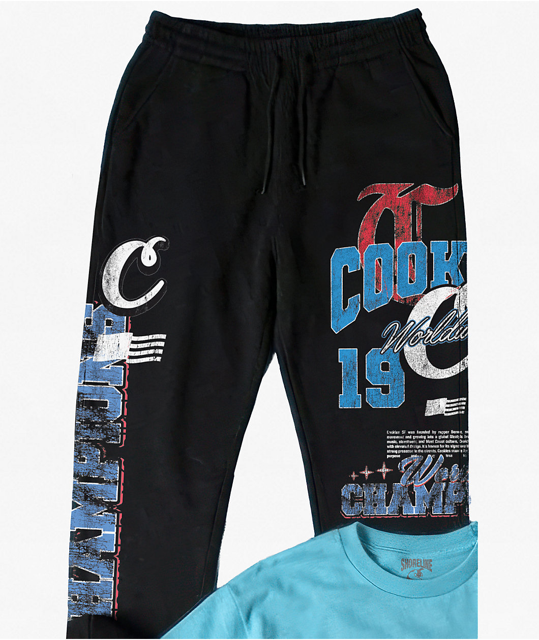 Cookies Champions Only Black Sweatpants