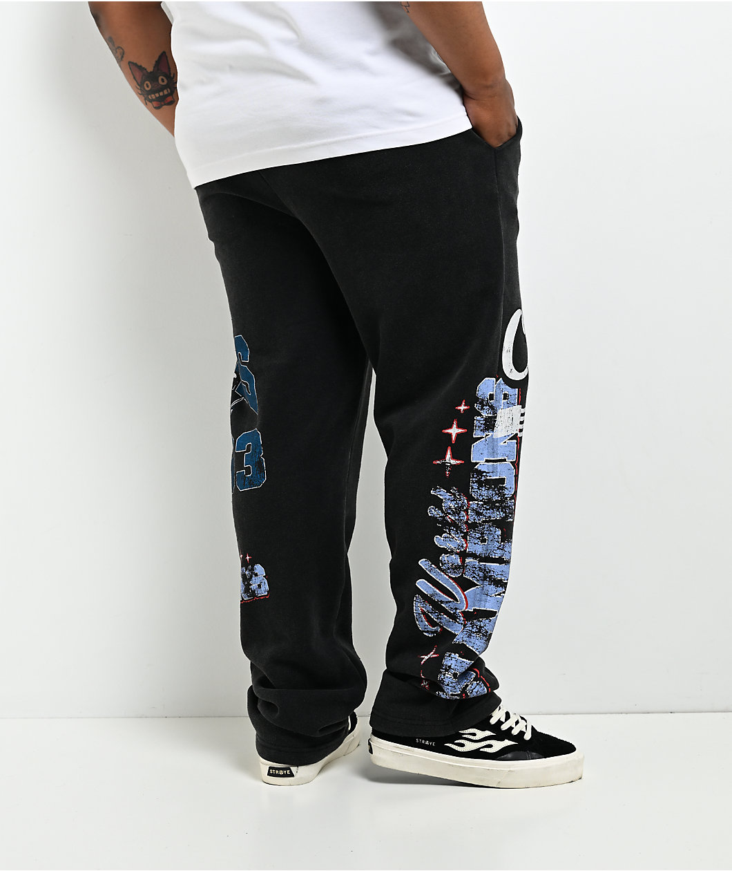 Cookies Champions Only Black Wash Sweatpants