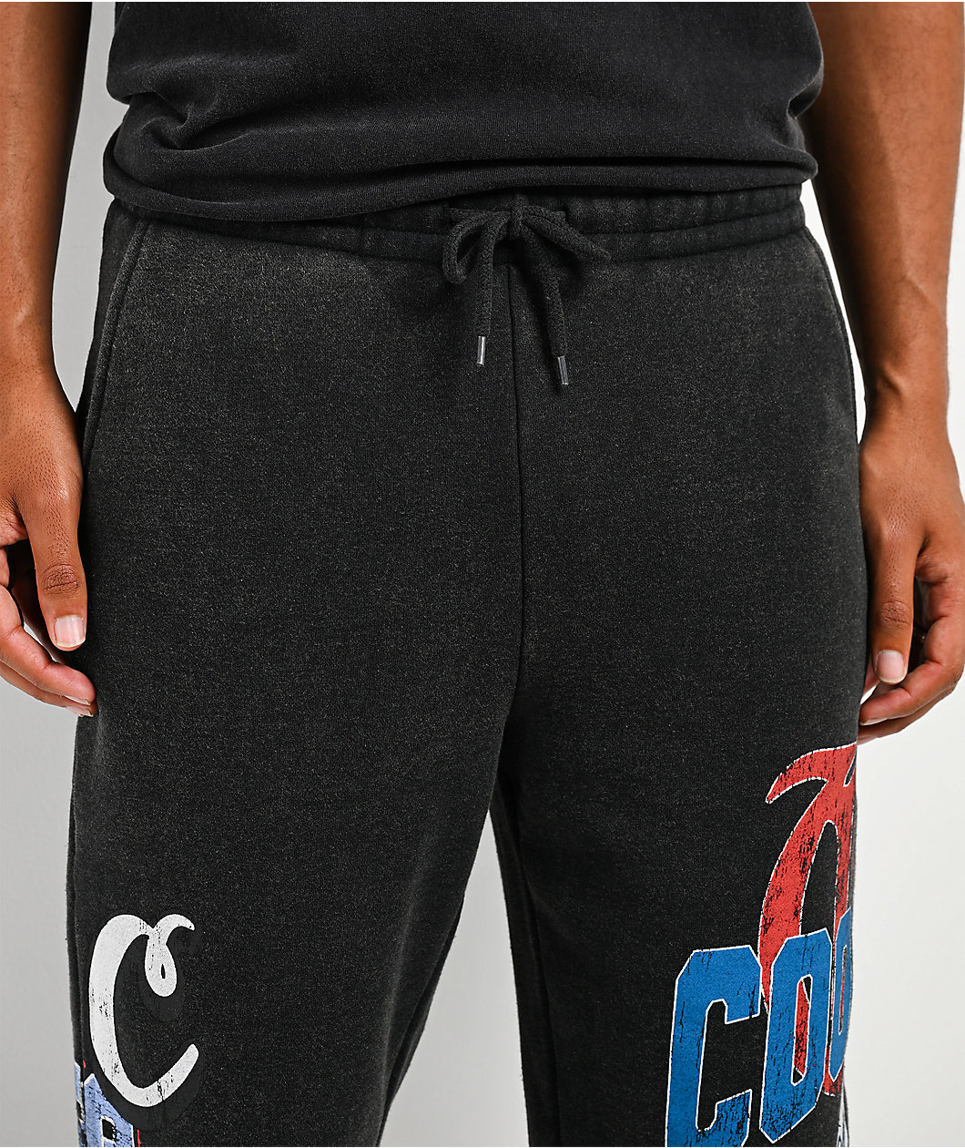 Cookies Champions Only Black Wash Sweatpants