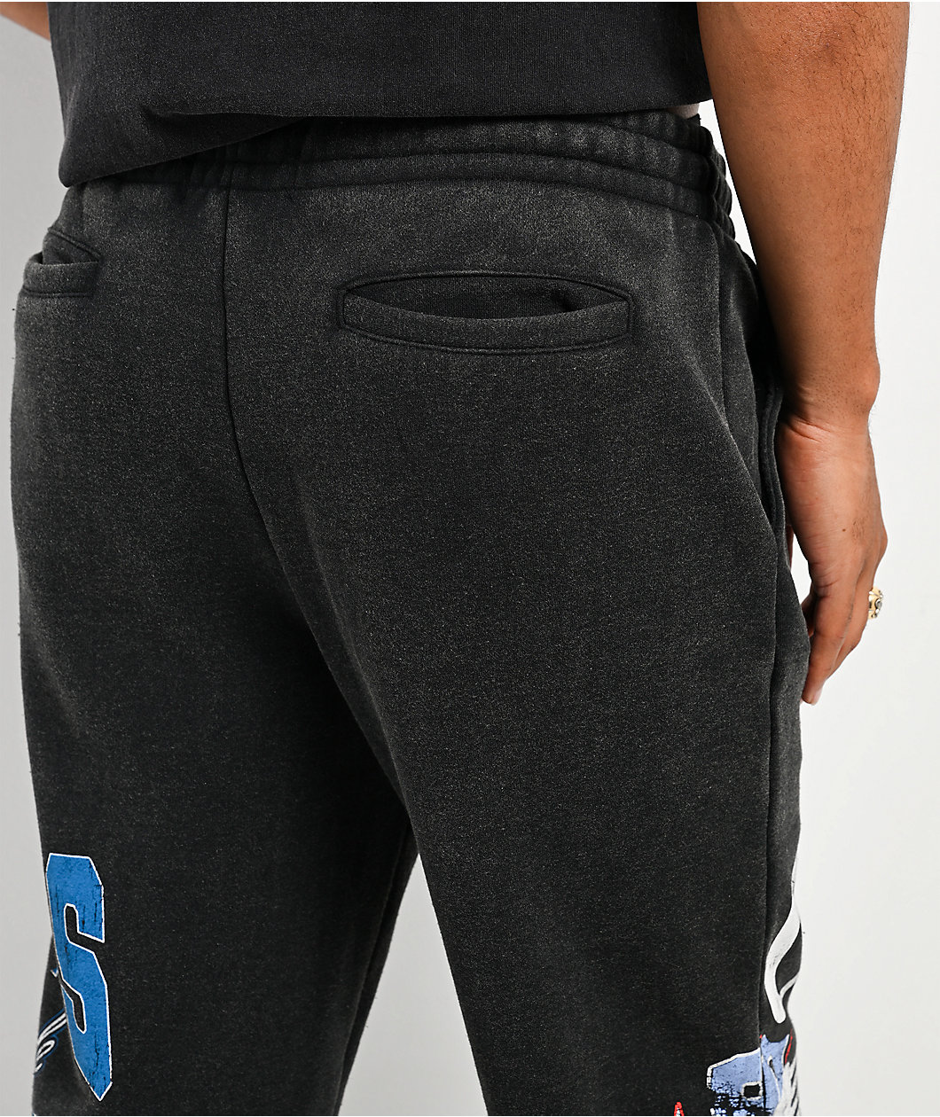 Cookies Champions Only Black Wash Sweatpants