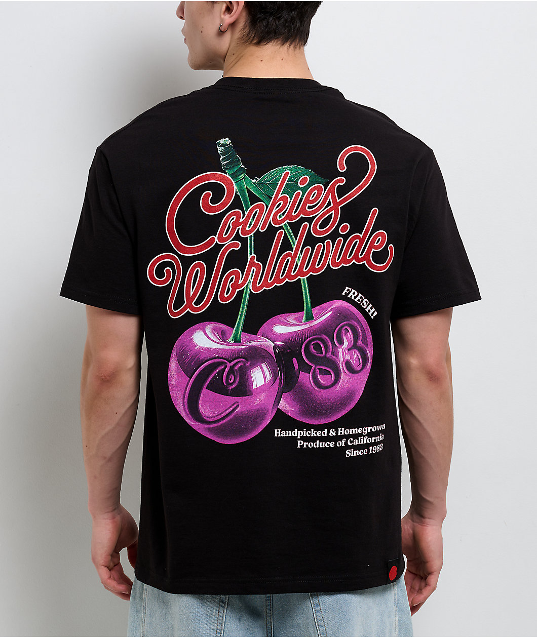 Cookies Cherry On Top Black T-Shirt