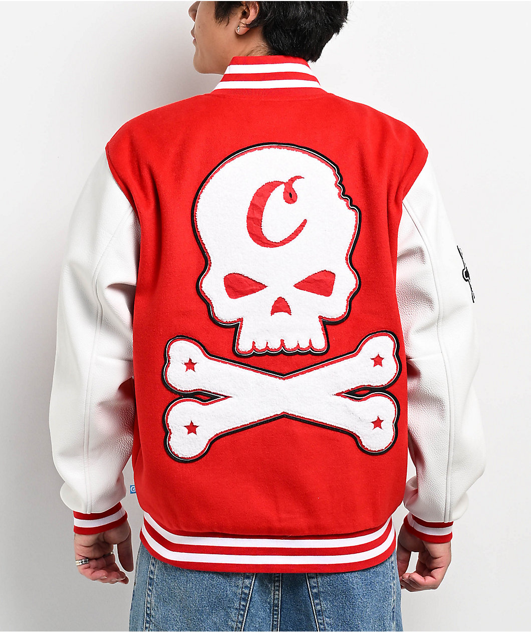 Cookies Crusaders Red Letterman Jacket