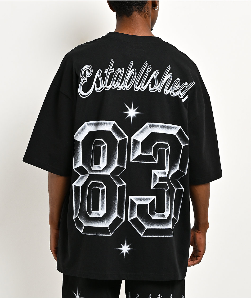 Cookies Draft Day Black Oversized T-Shirt