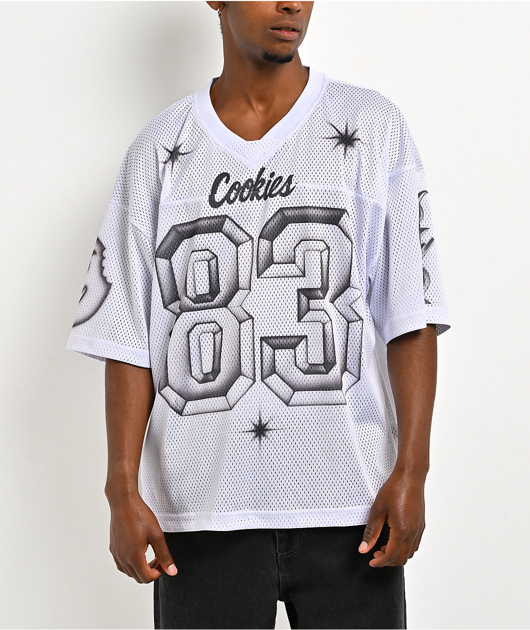 Cookies Draft Day White Football Jersey