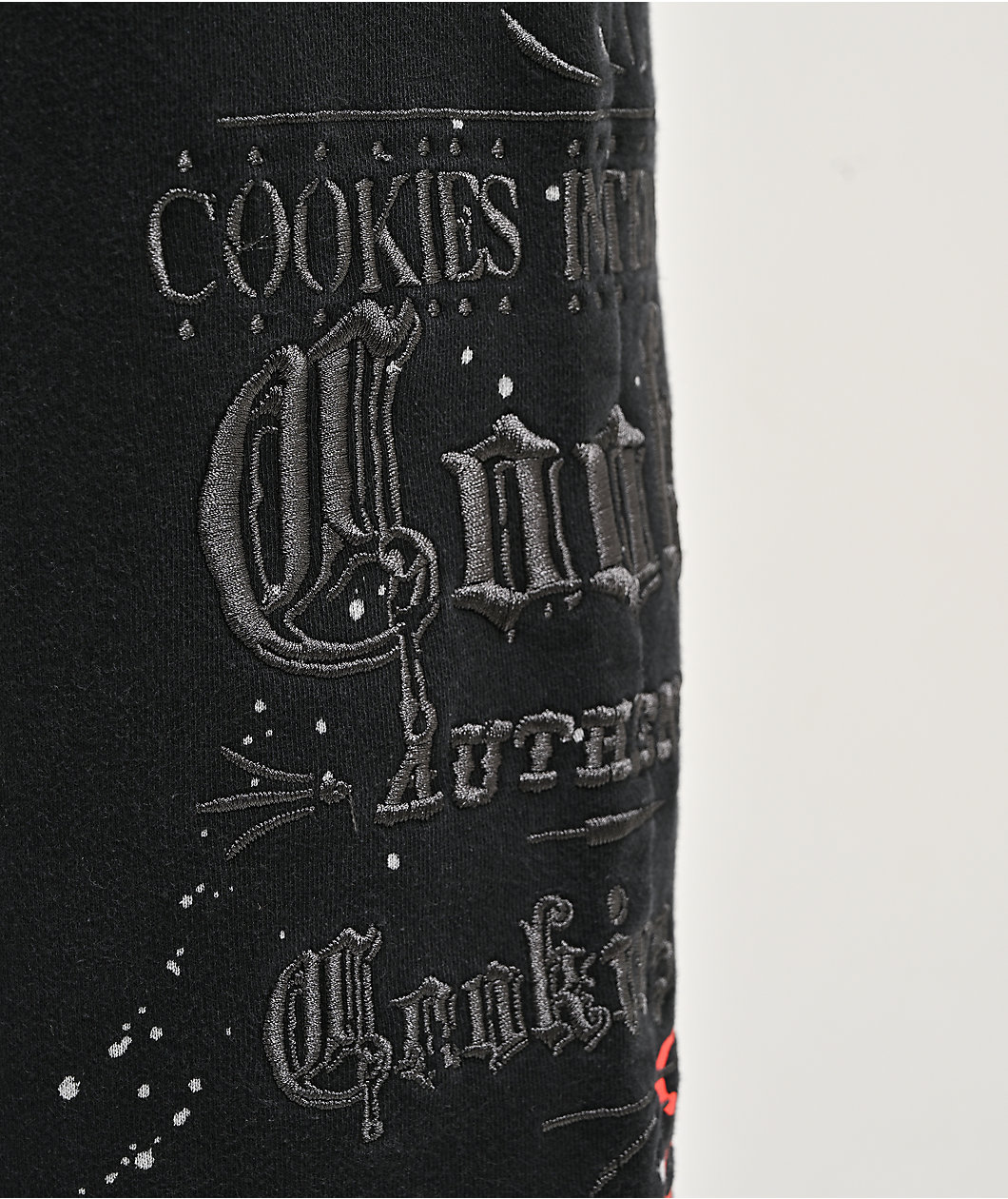 Cookies Gold Rush Splatter Black Sweatpants