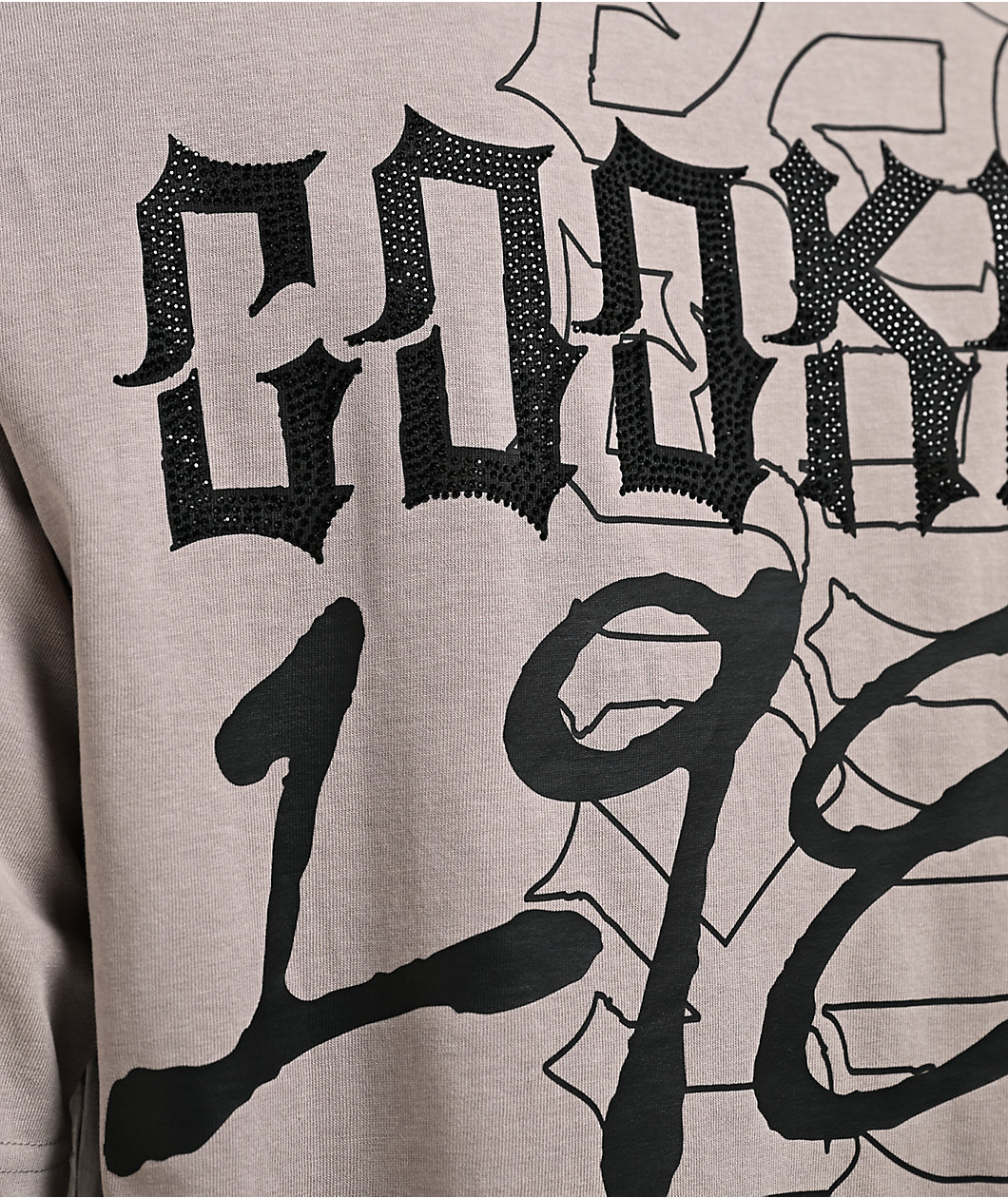 Cookies Heaven Or Hell Sinners Grey Knit T-Shirt