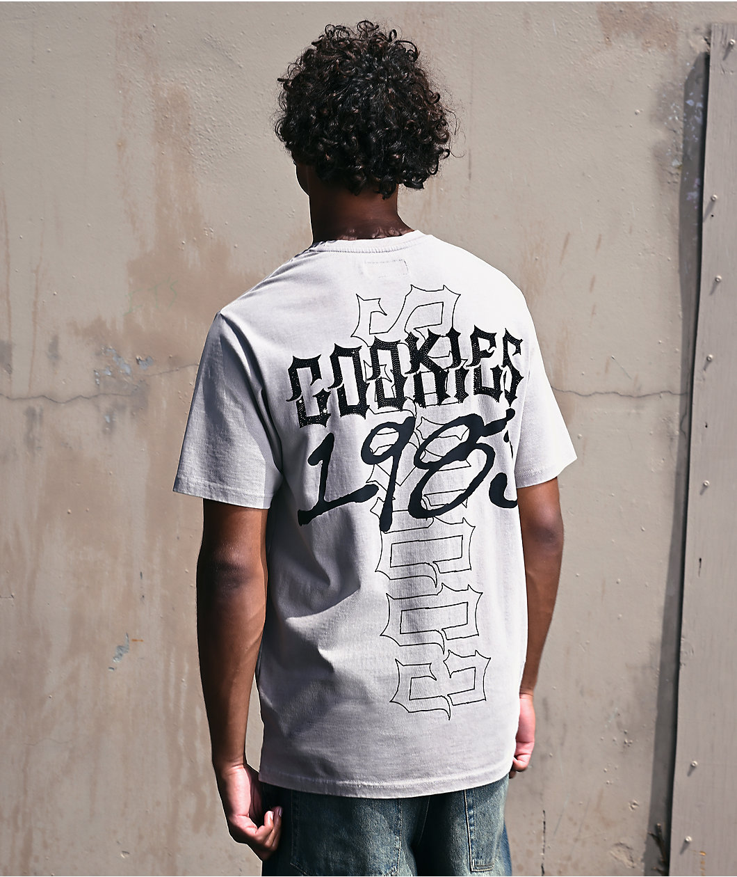 Cookies Heaven Or Hell Sinners Grey Knit T-Shirt