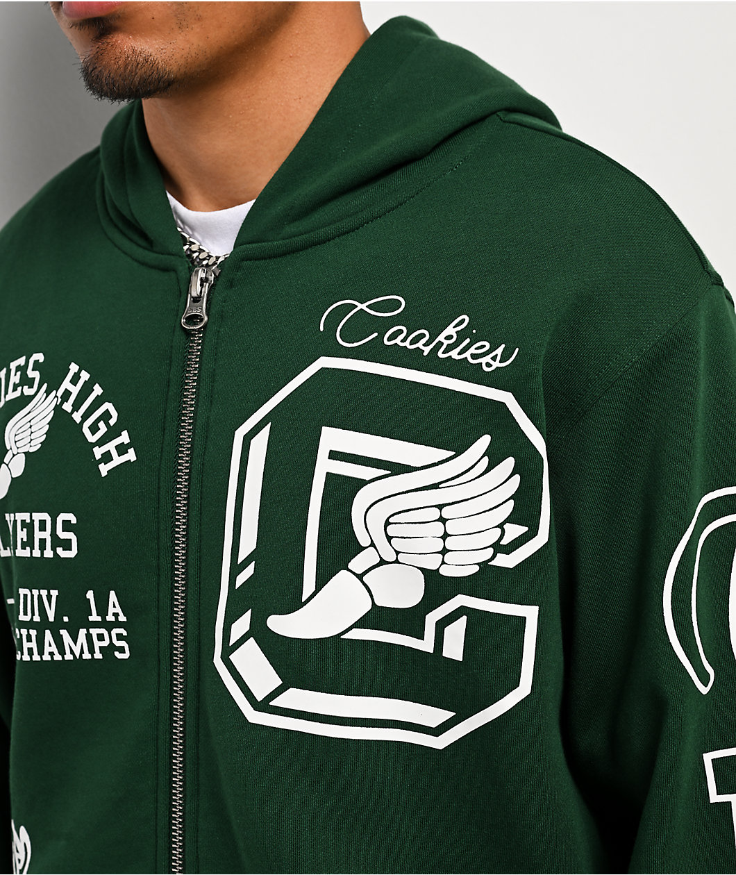 Cookies High Green Zip Hoodie