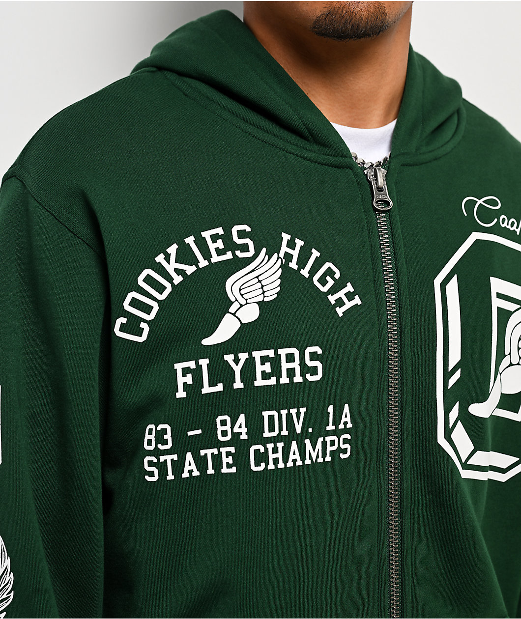 Cookies High Green Zip Hoodie