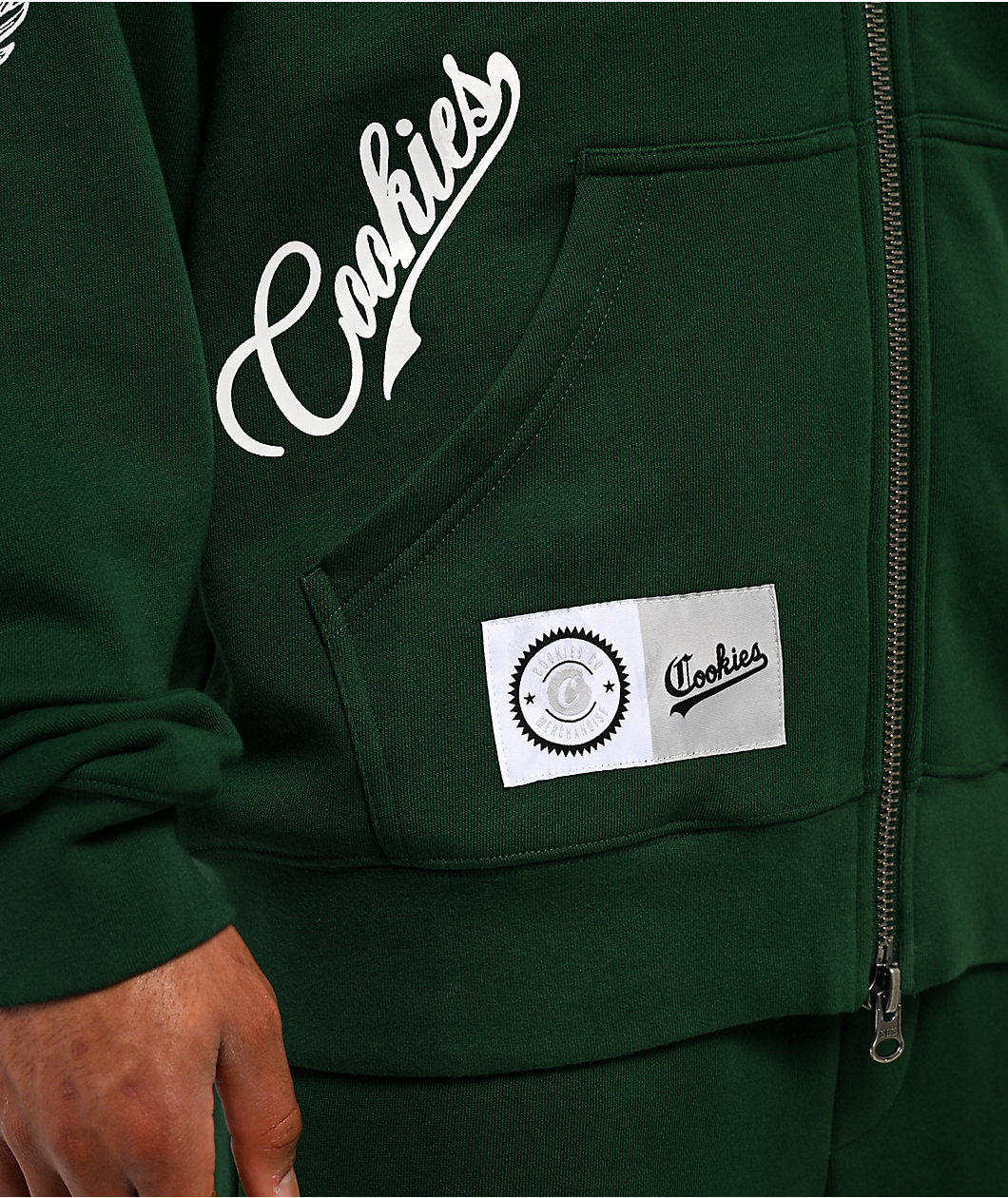 Cookies High Green Zip Hoodie