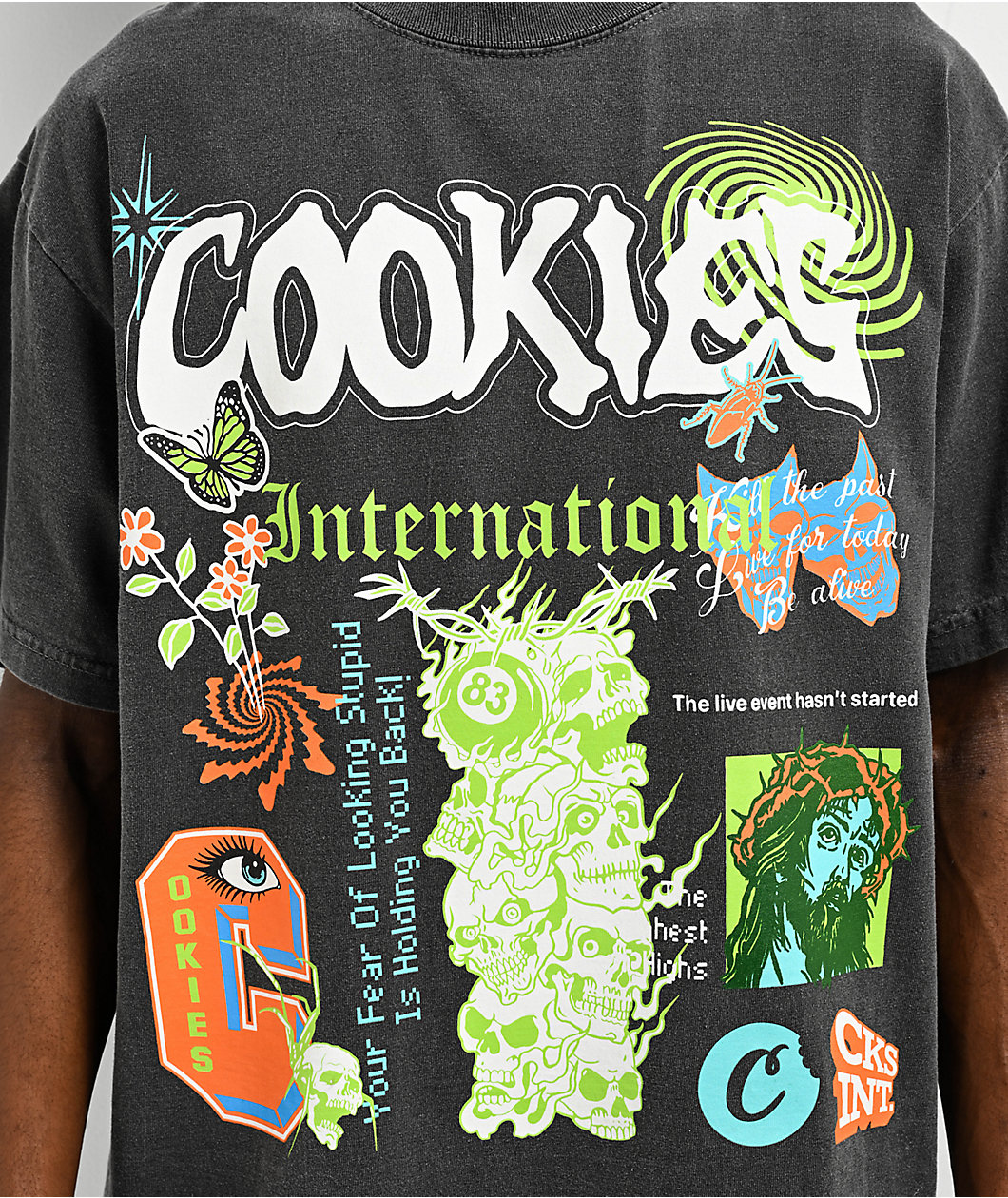 Cookies Highest Of Highs Black Wash T-Shirt