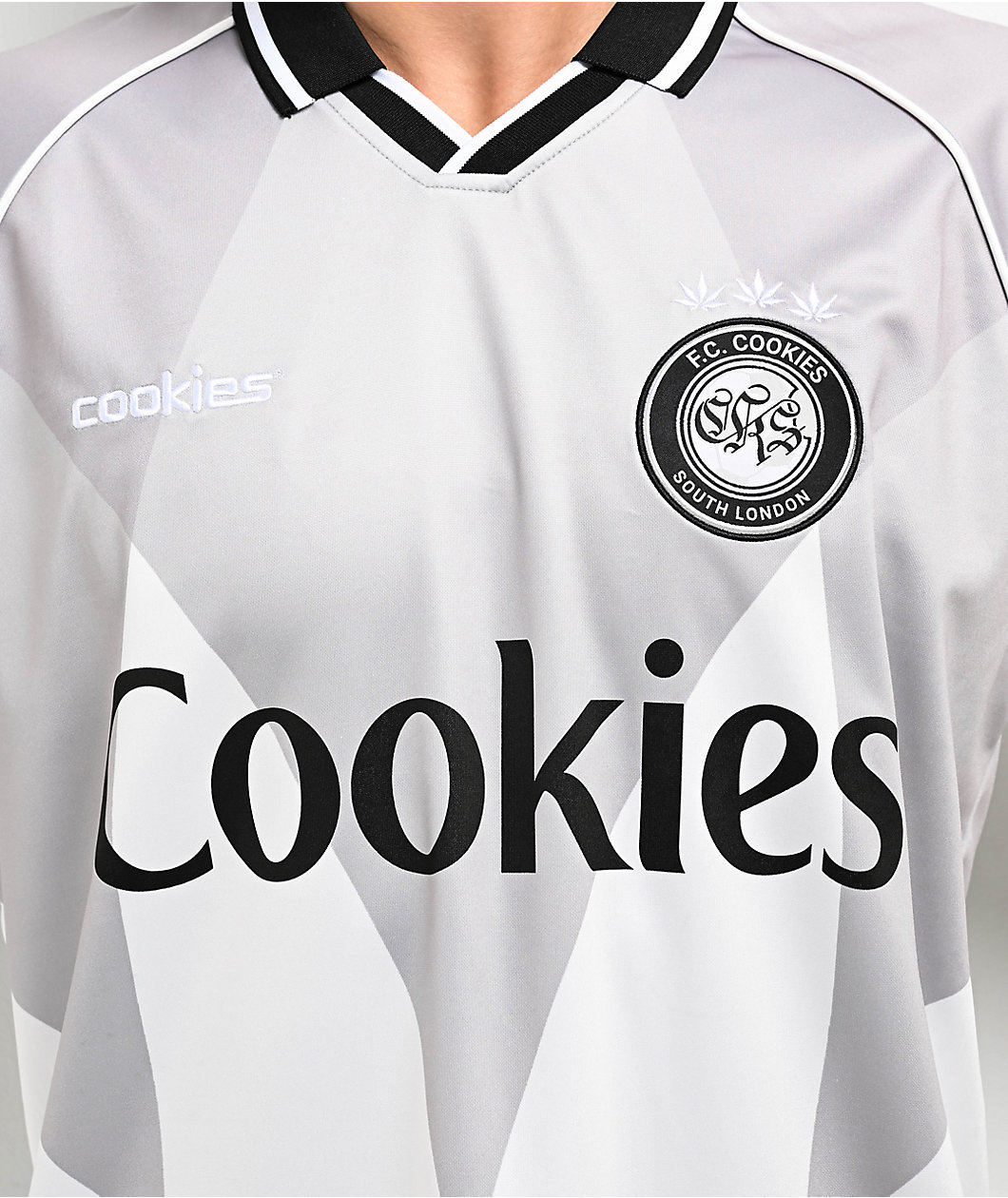 Cookies Hooliganism Grey Soccer Jersey