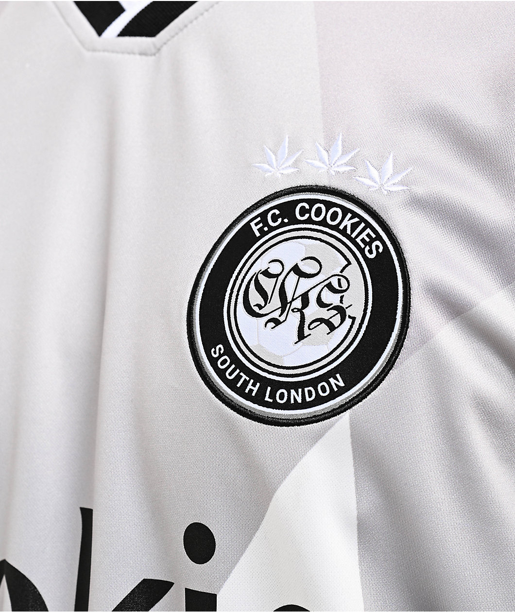 Cookies Hooliganism Grey Soccer Jersey