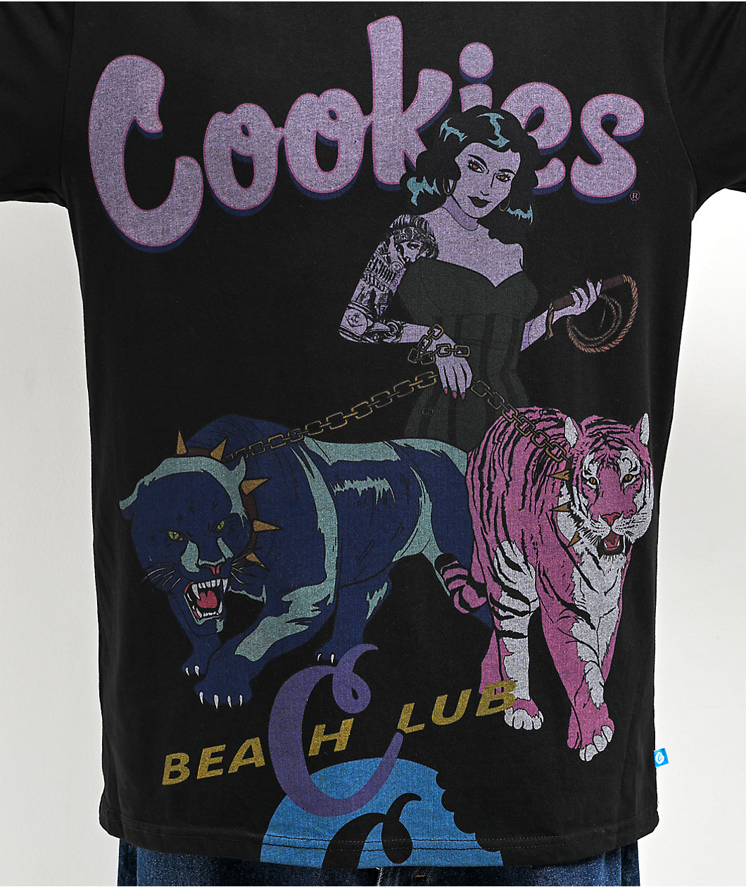 Cookies Island Beach Club Black T-Shirt