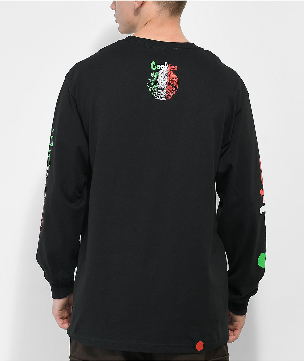 Cookies La Raza Black Long Sleeve T-Shirt