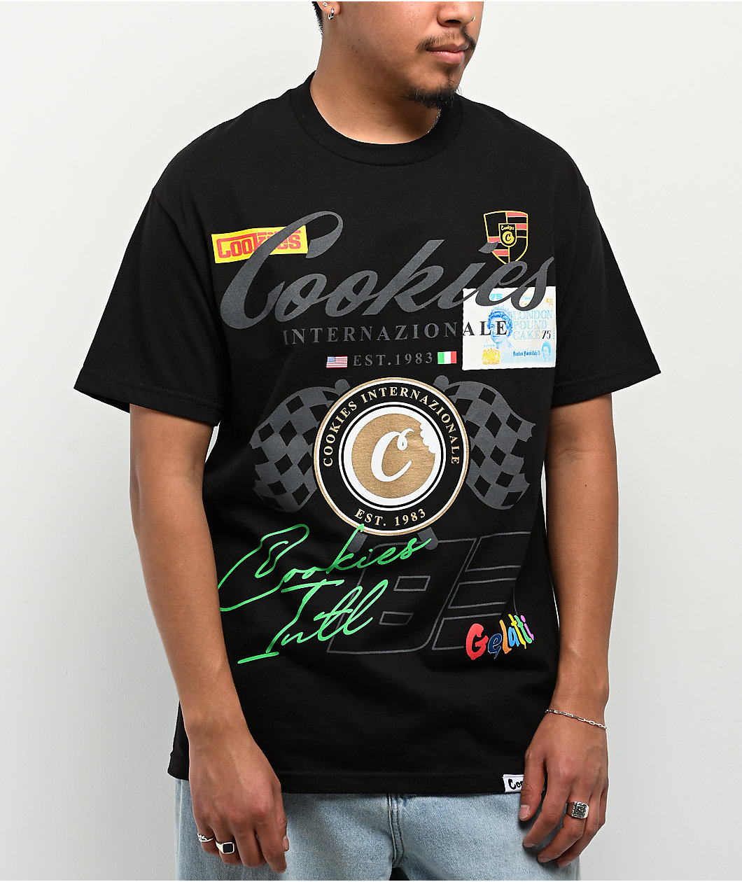 Cookies Lake Como Black T-Shirt