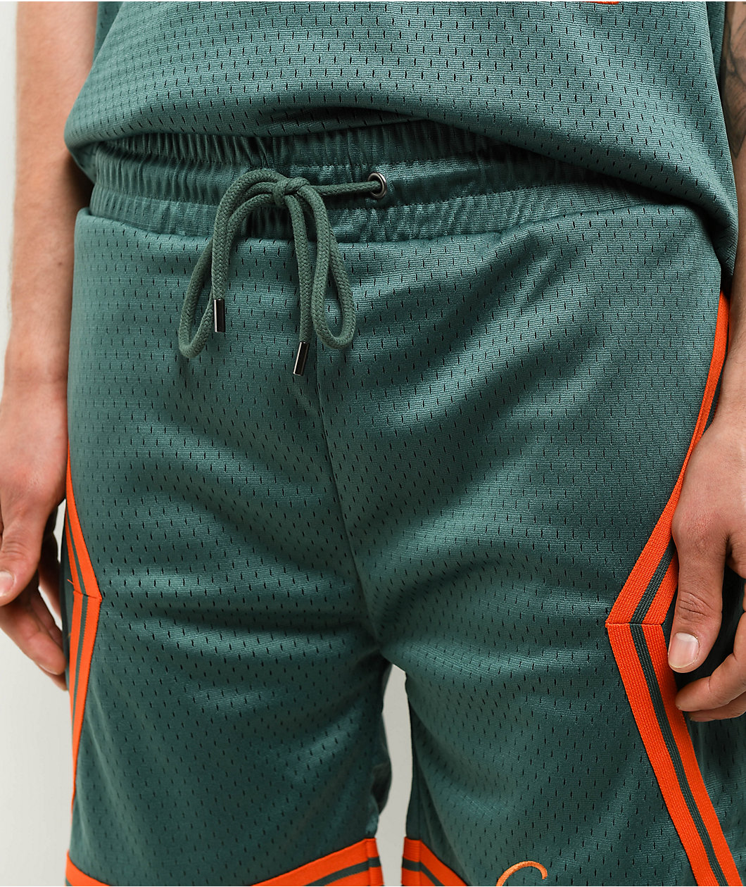 Cookies Legacy Green Mesh Shorts