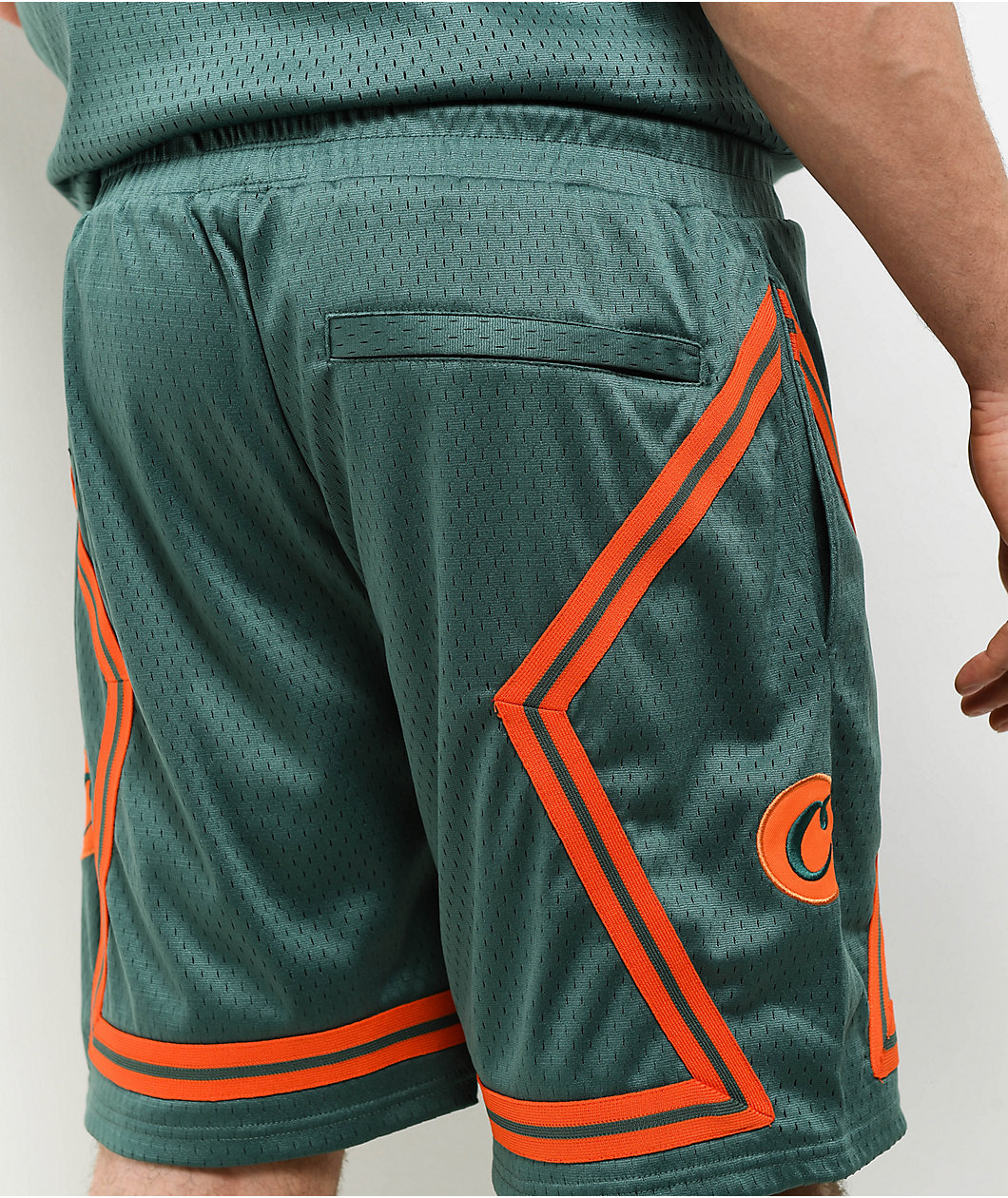 Cookies Legacy Green Mesh Shorts