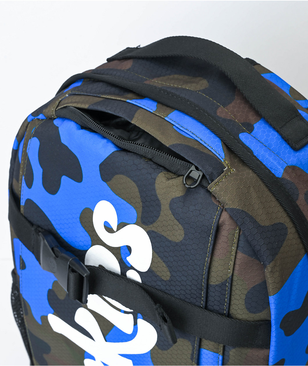 Cookies Non-Standard Nylon Ripstop Blue Camo Backpack