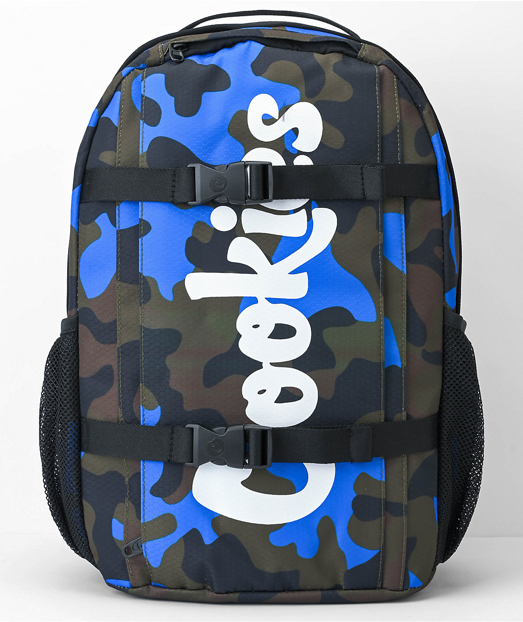 Cookies Non-Standard Nylon Ripstop Blue Camo Backpack