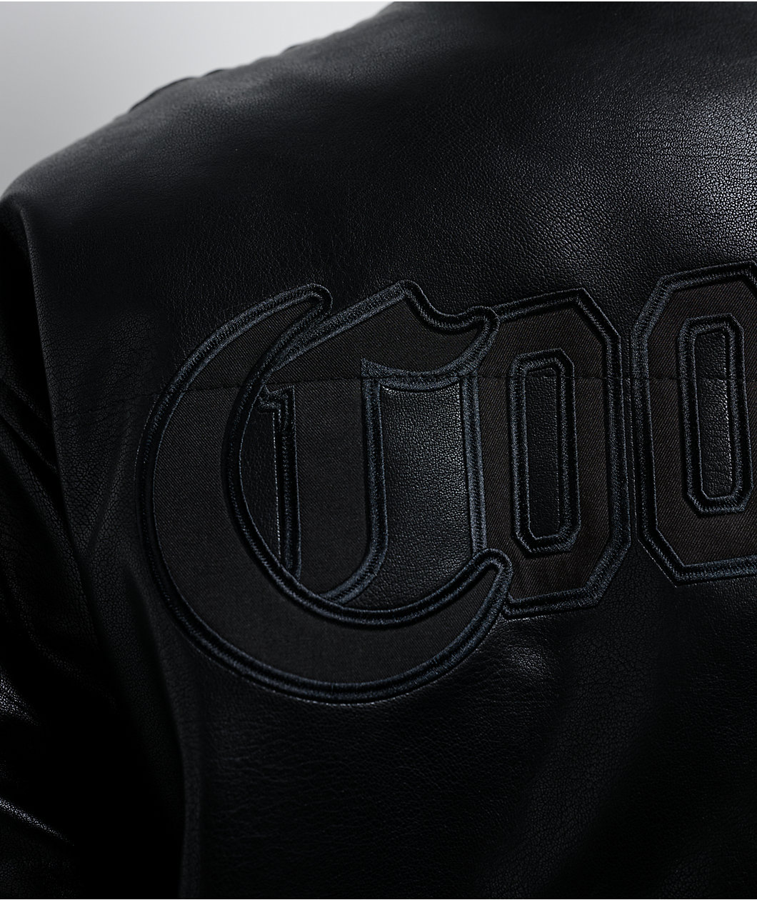 Cookies Paradise City Black Vegan Leather Puffer Jacket