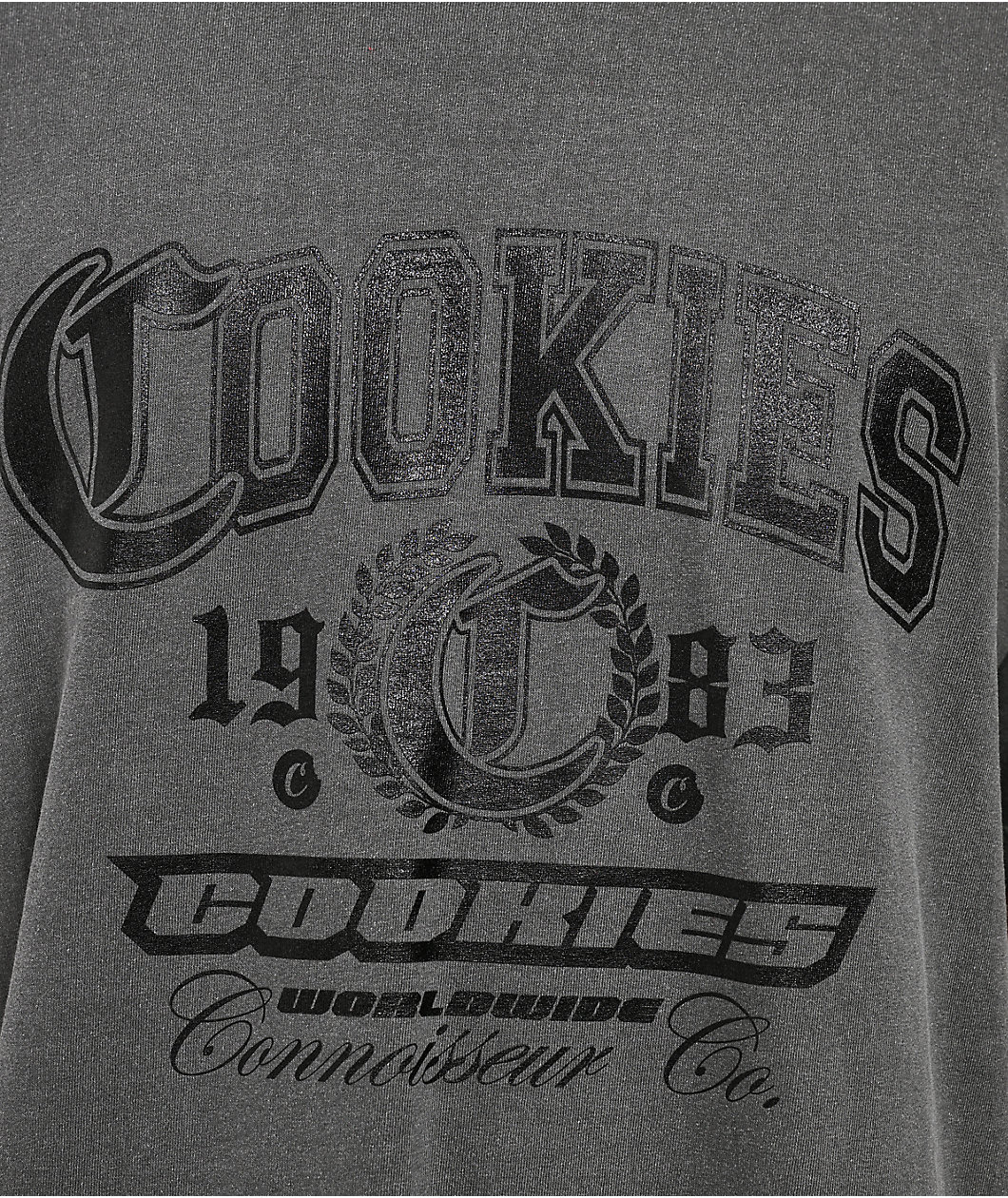Cookies Paradise City Grey Wash T-Shirt