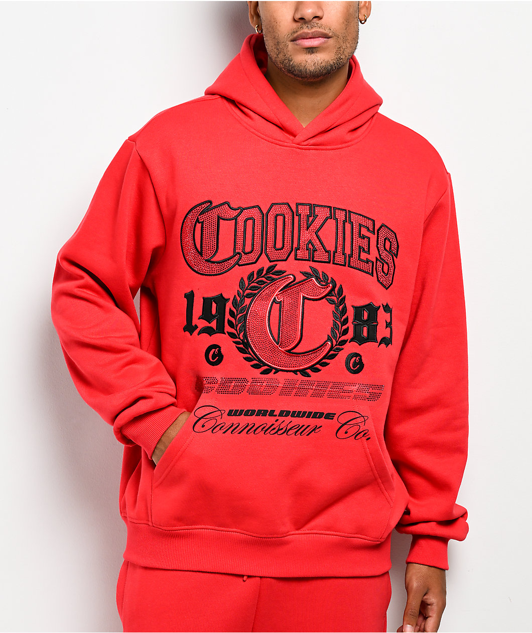 Cookies Paradise Stone Red Hoodie