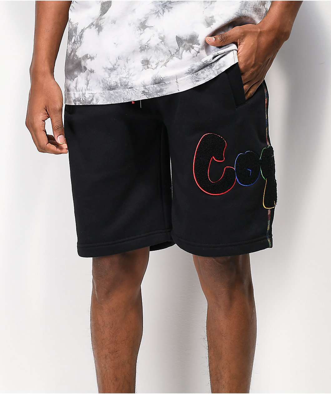 Cookies Pushin' Weight Black Sweat Shorts