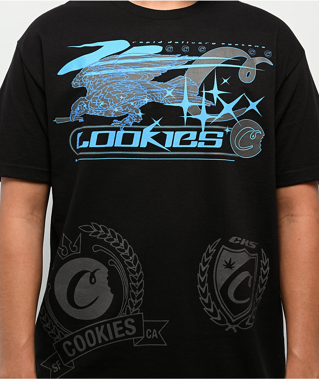 Cookies Rapid Delivery Black T-Shirt