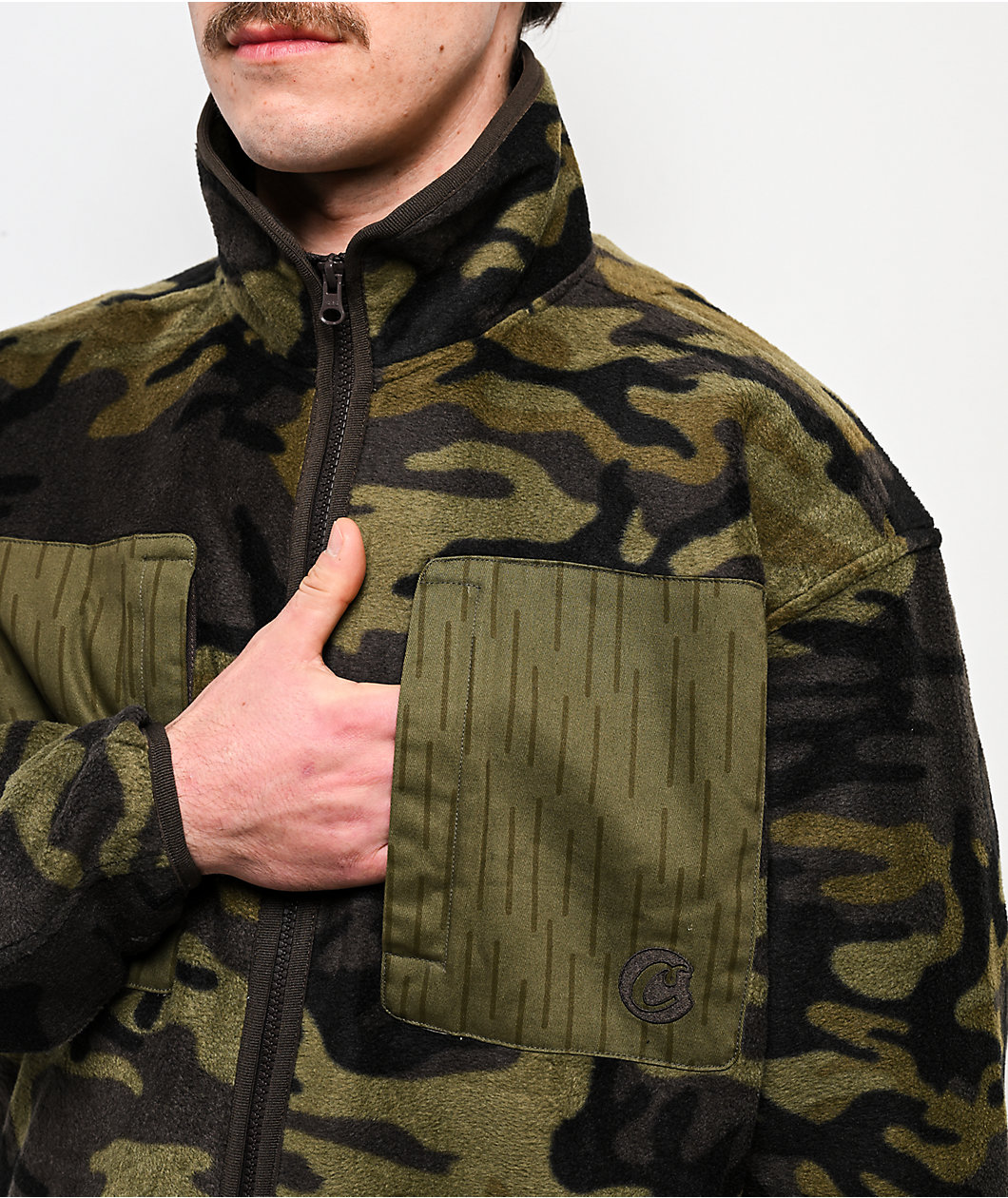 Cookies Seed And Supply Camo Polar Fleece Jacket