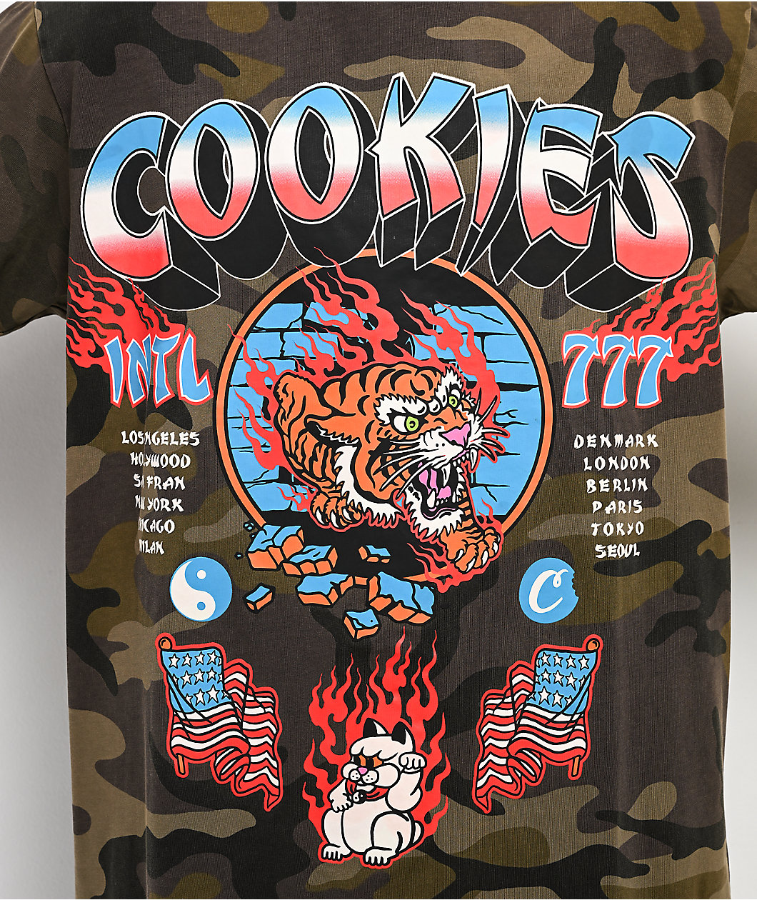 Cookies Seed And Supply Camo T-Shirt