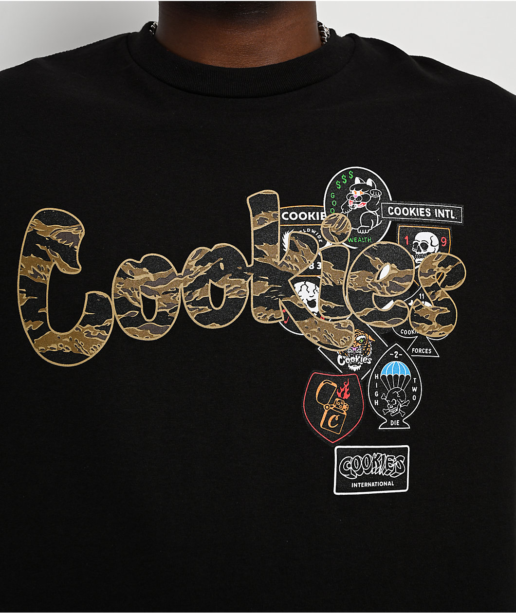 Cookies Seed N Supply Black T-Shirt