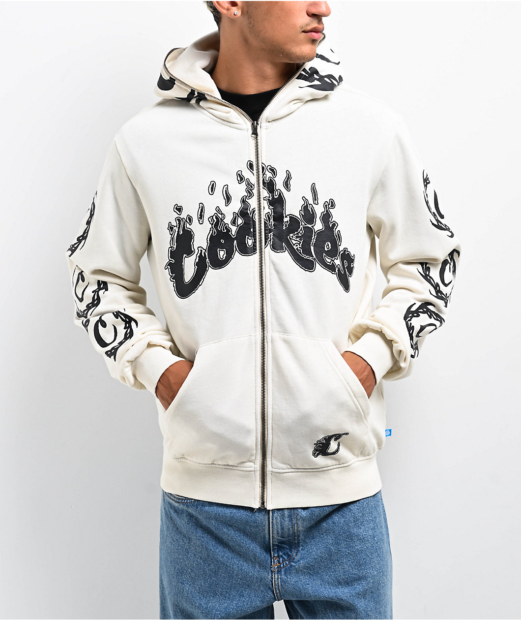 Cookies Slow Burn Pigment Full Zip Hoodie