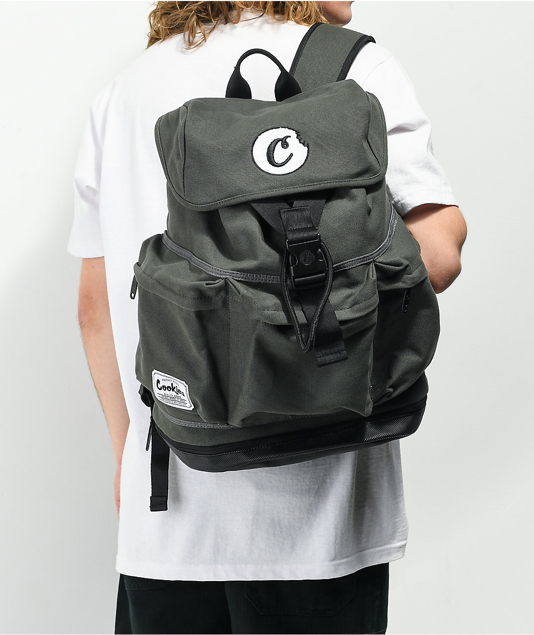 Cookies Smell Proof Olive Utility Backpack