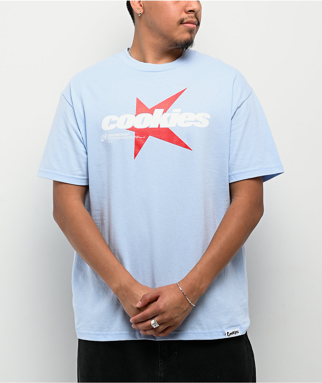 Cookies Star Light Blue T-Shirt