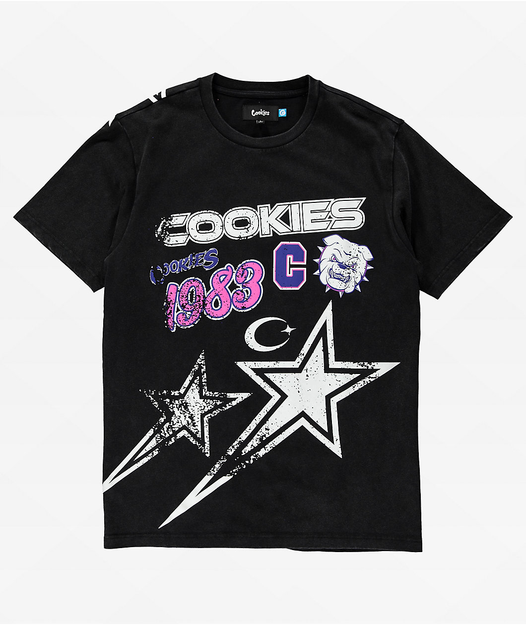 Cookies Star Power Black Knit T-Shirt