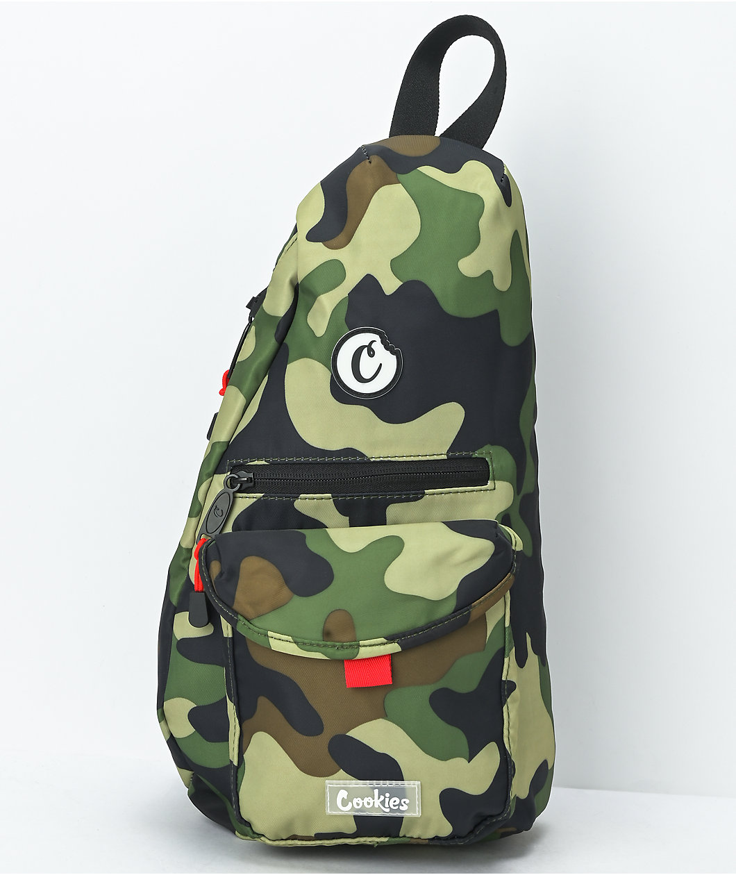 Cookies Traveler Sling Olive Camo Smell Proof Crossbody Bag