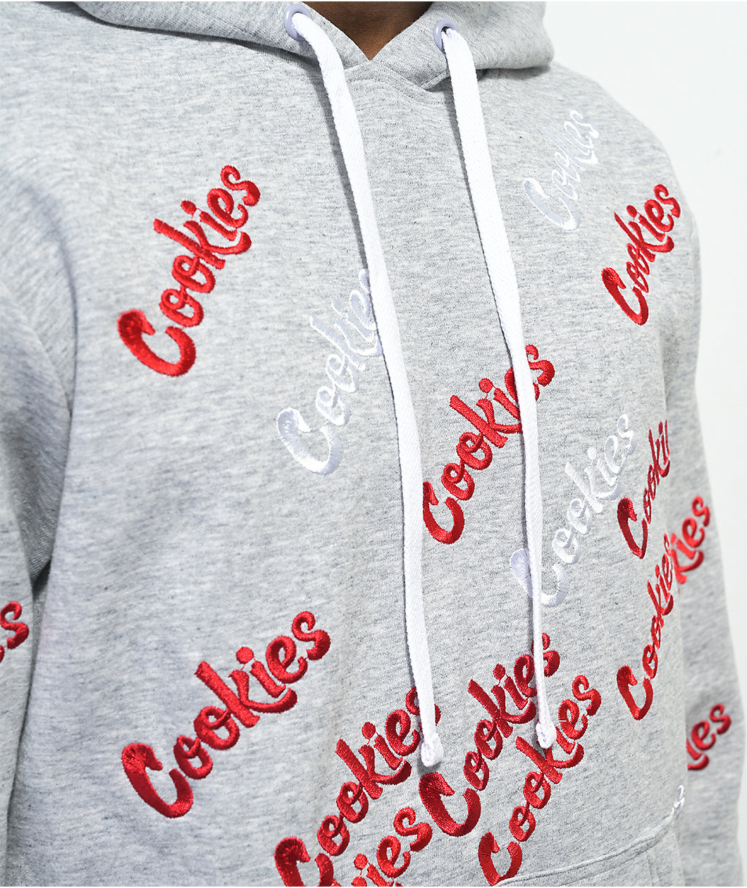 Cookies Triple Beam Grey Hoodie