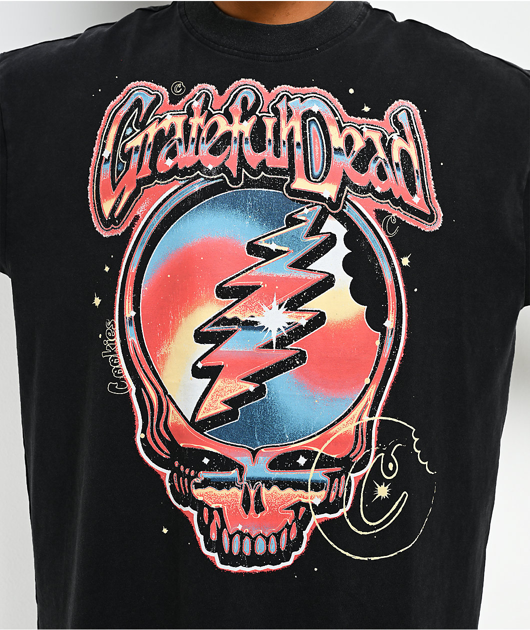 Cookies x Grateful Dead Outer Space Vintage Black T-Shirt