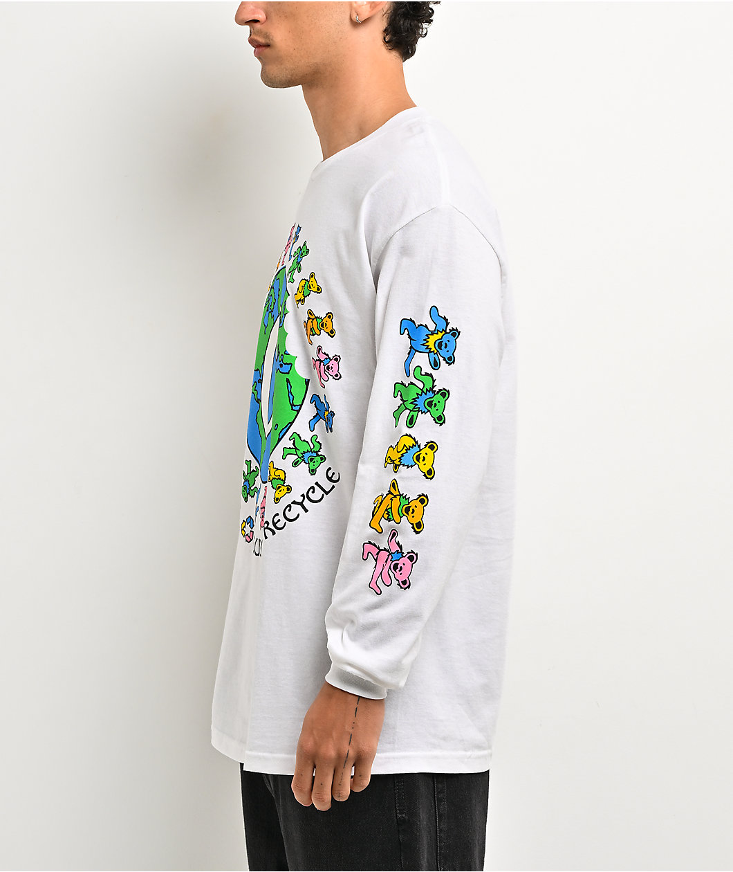Cookies x Grateful Dead Reduce, Reuse, Recycle White Long Sleeve T-Shirt
