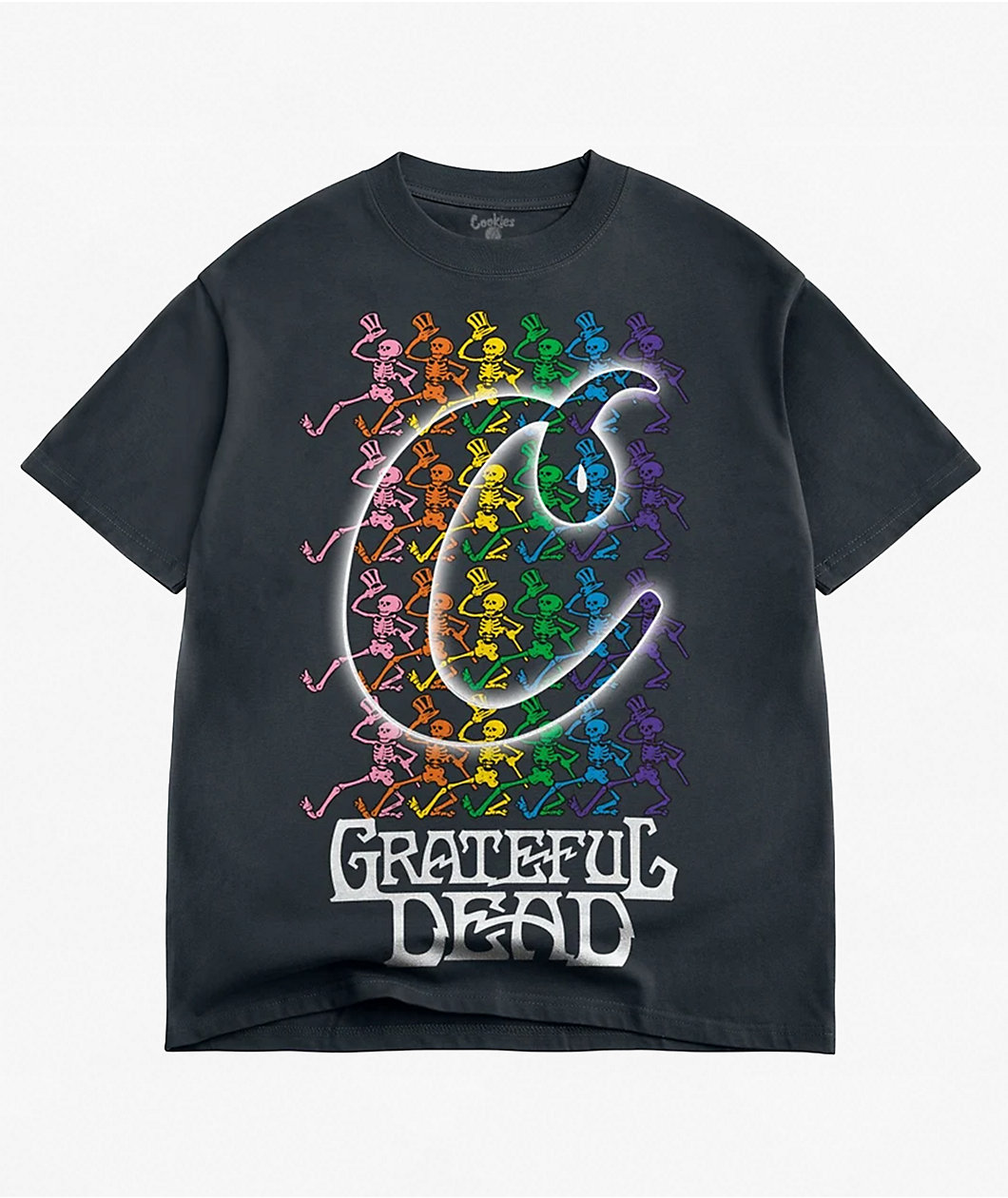 Cookies x Grateful Dead Skeleton Dance Black T-Shirt