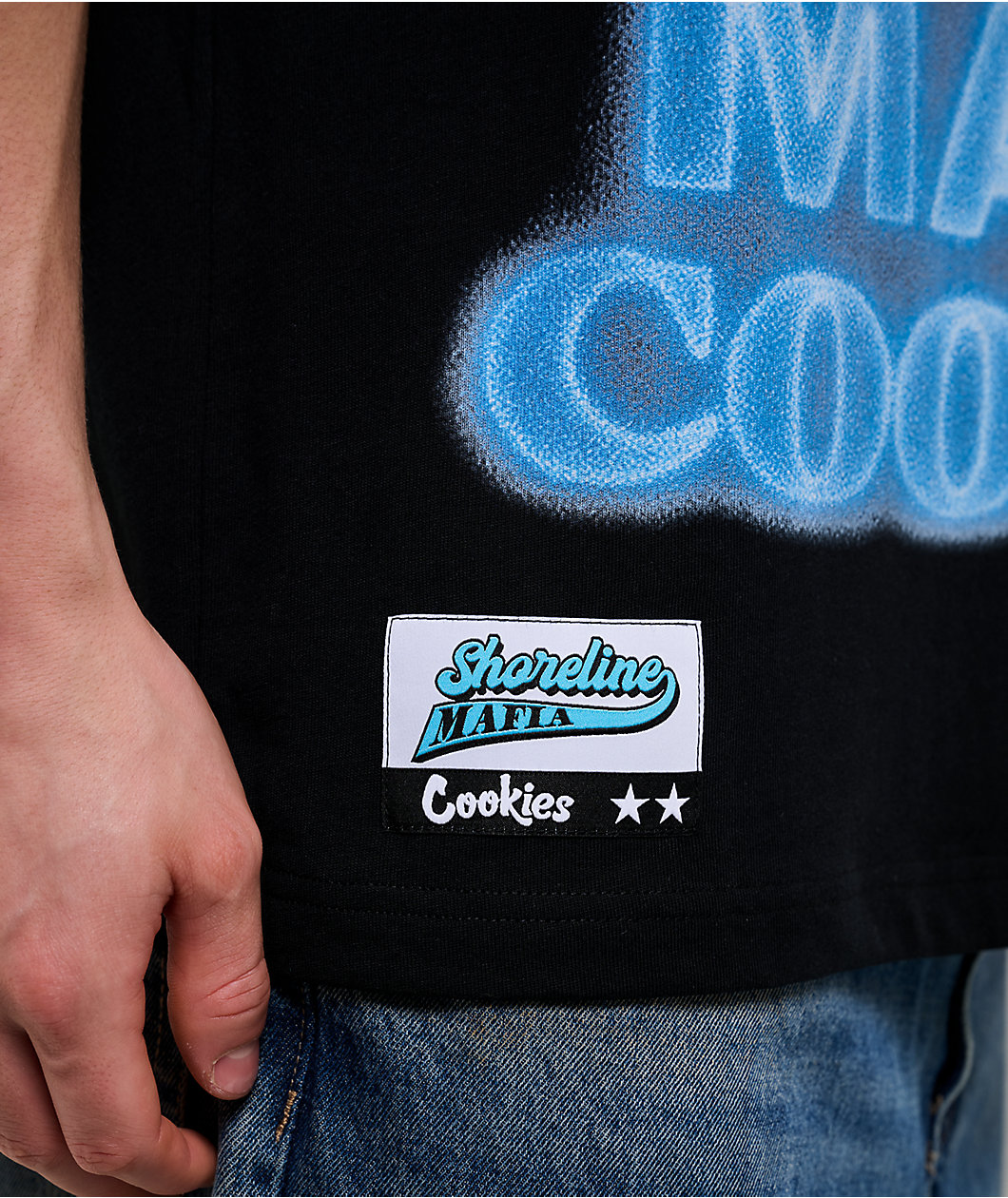 Cookies x Shoreline Mafia Air It Out Black T-Shirt