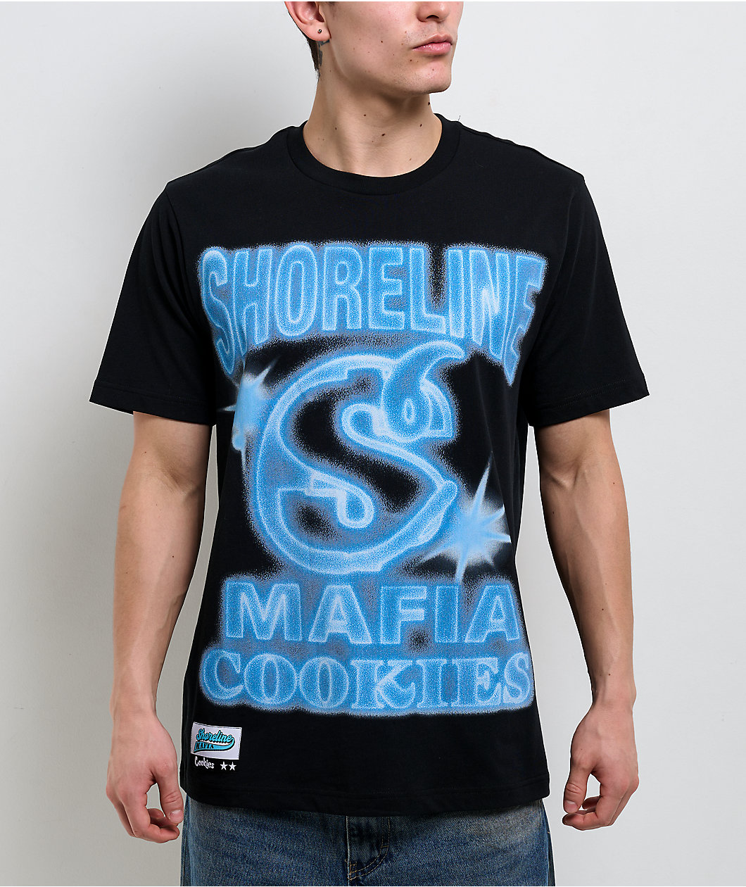 Cookies x Shoreline Mafia Air It Out Black T-Shirt