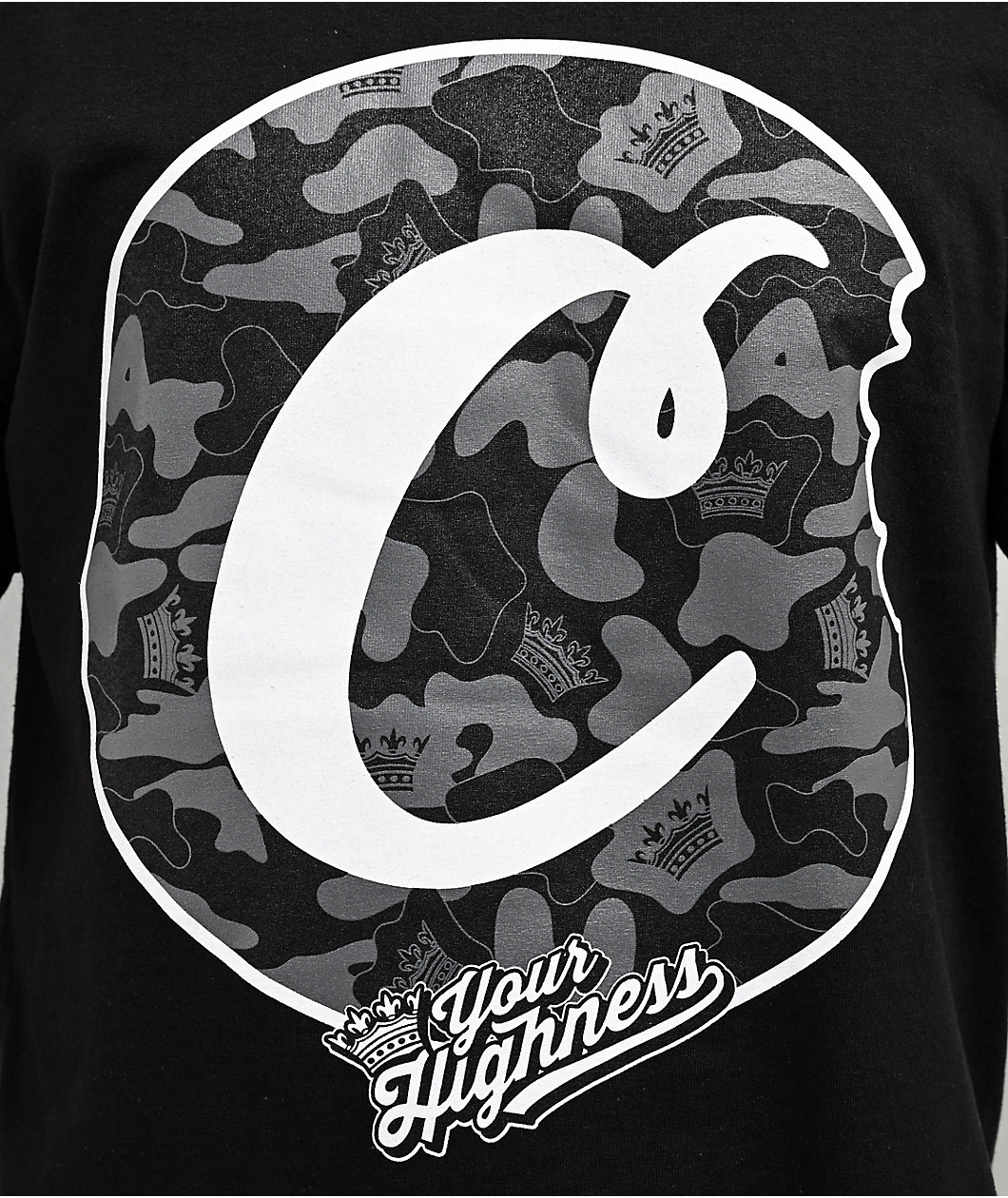 Cookies x Your Highness Camo C Bite Black T-Shirt