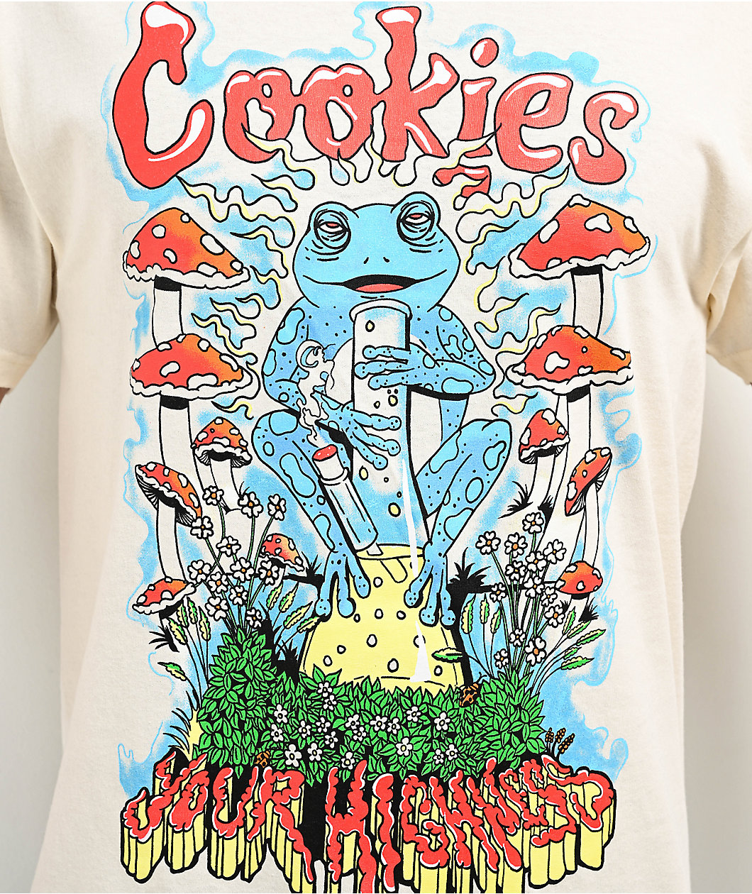 Cookies x Your Highness Swamp Lord Natural T-Shirt