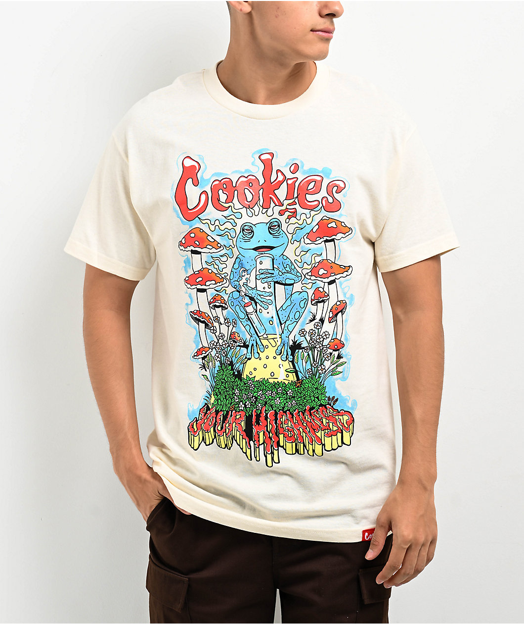 Cookies x Your Highness Swamp Lord Natural T-Shirt