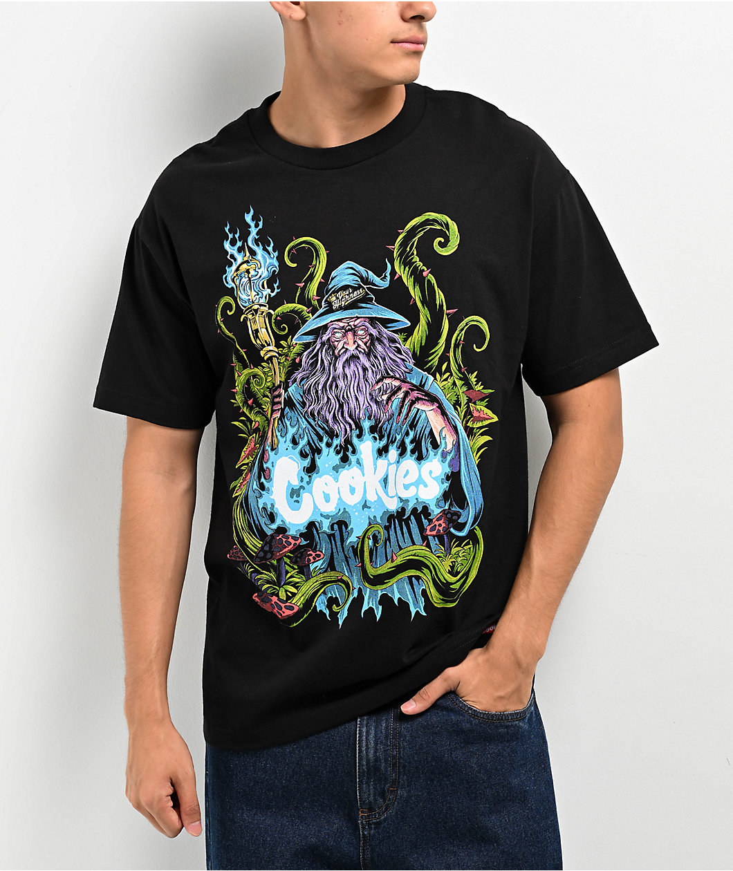 Cookies x Your Highness Wizard Black T-Shirt