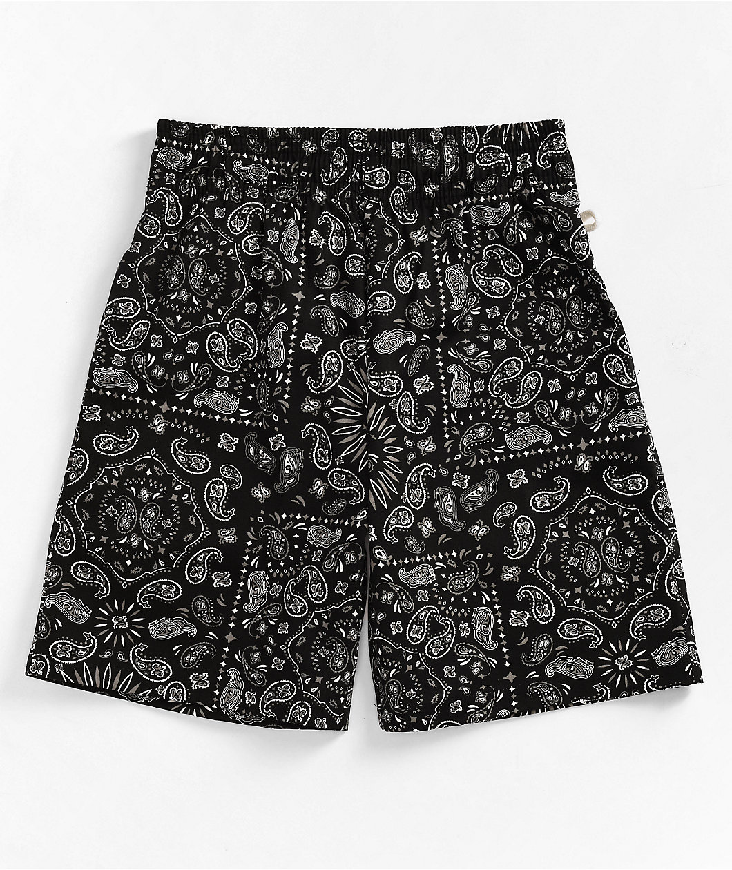 Cookman Black Paisley Shorts