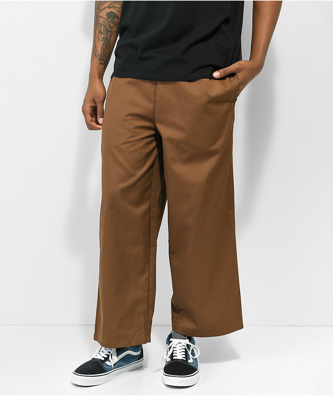 Cookman Chocolate Wide Chef Pants